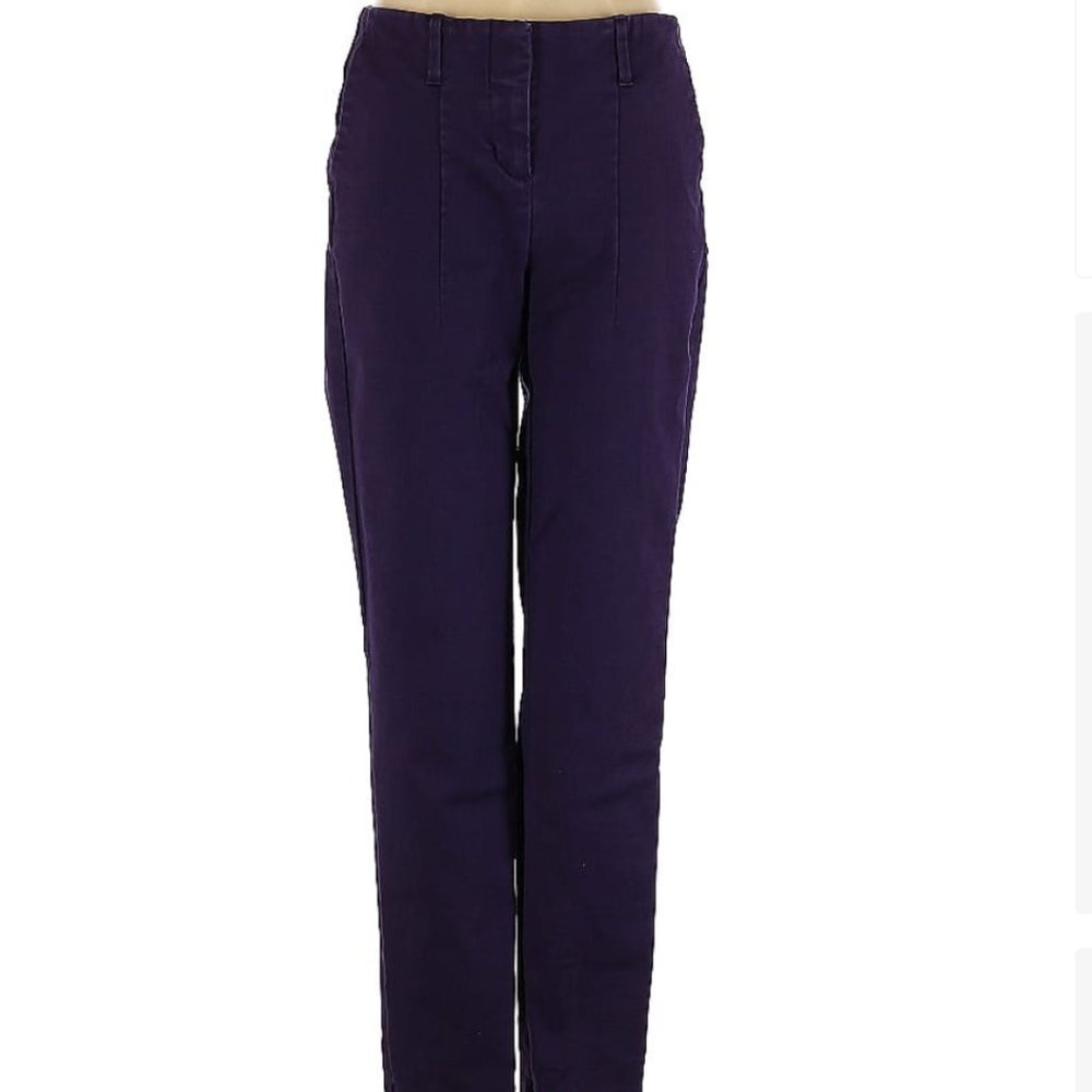 BODEN purple plum chino khaki pants slacks US size 2P 2 petite